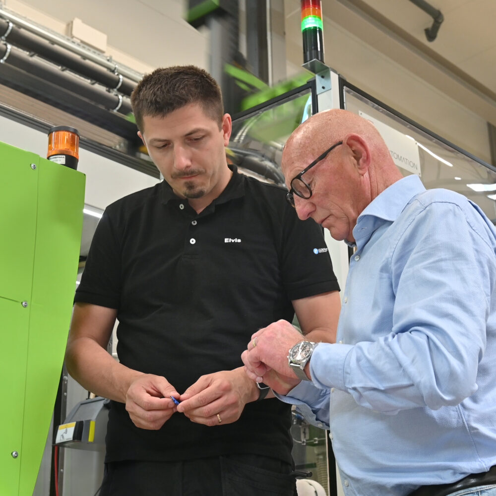 Kjell in production at Liljas Plast.